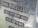William BEGLEY,
died 10 Aug 1950 aged 76 years;
Emma Priscilla BEGLEY,
died 21 June 1954 aged 68 years;
Gleneagle Catholic cemetery, Beaudesert Shire