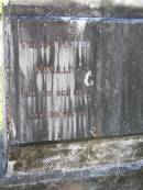 William Thompson MCMULLIN,
died 16 Oct 1938 aged 30 years;
Gleneagle Catholic cemetery, Beaudesert Shire