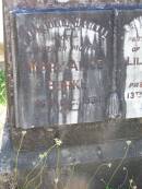 Mary Alice BURKE, mother,
died 26 Dec 1934;
Lilian Mary HOOD,
died 13 Nov 1963;
Gleneagle Catholic cemetery, Beaudesert Shire