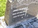 James AYLWARD,
died 19 Nov 1964 aged 47 years;
Gleneagle Catholic cemetery, Beaudesert Shire