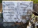John Michael YORE,
husband father grandfather,
died 29 March 1980 aged 74 years;
Gleneagle Catholic cemetery, Beaudesert Shire