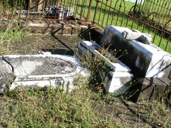 Honora MYLETT,  | native of County Roscommon Ireland,  | 24 years resident Beaudesert,  | died Beaudesert 7 Sept 1894 aged 90 years;  | James MYLETT, son,  | born County Roscommon Ireland,  | died Beaudesert 19 Oct 1886? aged 41 years;  | James MYLETT, grandson,  | died Beaudesert 1 June 1881 aged 4 years;  | Gleneagle Catholic cemetery, Beaudesert Shire  |   | 