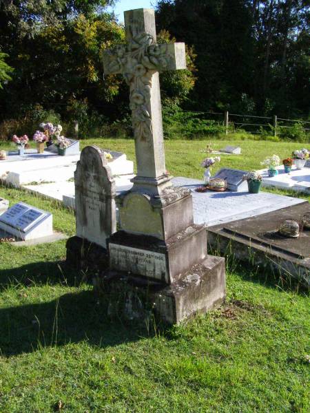 Mary MCCABE,  | died 25 Dec 1904 aged 70 years;  | Gleneagle Catholic cemetery, Beaudesert Shire  | 