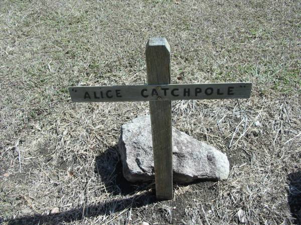 Alice CATCHPOLE;  | God's Acre cemetery, Archerfield, Brisbane  | 