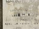 
Alan Mossman GILMOUR,
died 5 Oct 1966 aged 58 years;
Lorna GILMOUR,
died 16 Dec 1973 aged 51 years;
Goomeri cemetery, Kilkivan Shire

