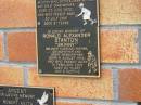 
Mavis Valerie STANTON,
wife mother grandmother great-grandmother,
born 23 June 1920,
died 30 July 2001 aged 81 years;
Ronald Alexander (Skinny) STANTON,
husband father grandfather great-grandfather,
born 6 Aug 1919,
died 15 Feb 2003 agd 83 years 6 months;
Goomeri cemetery, Kilkivan Shire
