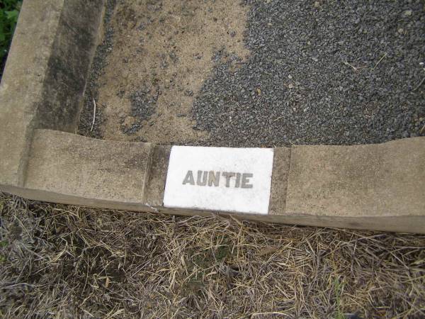 Maria GILBRIDE,  | auntie,  | died 14 Jan 1950 aged 75 years;  | Greenmount cemetery, Cambooya Shire  | 