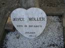 Joyce NOLLER,
died in infancy;
Greenwood St Pauls Lutheran cemetery, Rosalie Shire