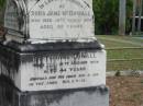 
John McDOWALL
23 Feb 1873
aged 63

son
John FOSTER
17 Feb 1868
aged 10

Dora Jane McDOWALL
18 Aug 1894
aged 38

Mary Ann McDOWALL
21 Aug 1894
aged 44

Elizabeth Ann McDOWALL
11 Aug 1890

second son
James William
B: 5 Nov 1849
D: 15 Jul 1890

Ambrose McDOWALL
B: 20 Mar 1853
D: 16 Dec 1911

St Matthews (Anglican) Grovely, Brisbane
