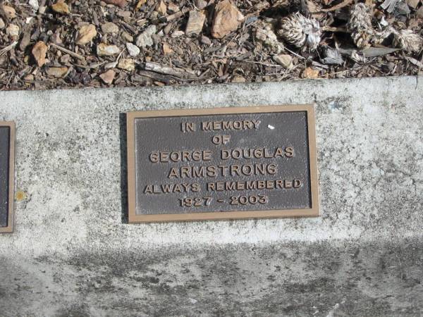 George Douglas ARMSTRONG  | 1927 to 2003  |   | St Matthew's (Anglican) Grovely, Brisbane  | 