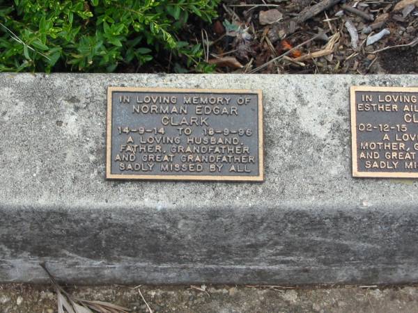 Norman Edgar CLARK  | B: 14-9-14  | D: 18-9-96  |   | St Matthew's (Anglican) Grovely, Brisbane  | 