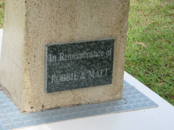 Wilson and families memorial  |   | Robbie and Matt  |   | St Matthew's (Anglican) Grovely, Brisbane  | 