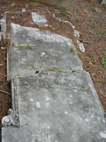 Susannah TAYLOR  | 22 Oct 1907  | 67 yrs  |   | husband  | James  | 30 Nov 1911  | aged 73  |   | Son  | Charles Edward TAYLOR  | 15 Dec 1943  | aged 70  |   | St Matthew's (Anglican) Grovely, Brisbane  | 