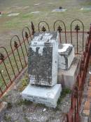 Albert MEISSNER
accidently killed at Ipswich Railway Station
25 Feb 1902, aged 25
Haigslea Lawn Cemetery, Ipswich