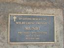 Wilhelmine (Minnie) MUNDT,
died 22-6-1901 aged 4 years;
Haigslea Lawn Cemetery, Ipswich