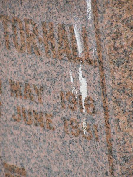 Albert George Victor HALL  | b: Nambour 18 May 1916  | d: Harrisville 21 Jun 1981  | Harrisville Cemetery - Scenic Rim Regional Council  | 