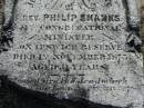 
(rev) Philip SHANKS
d: 1 Nov 1875?, aged 50?
Harrisville Cemetery - Scenic Rim Regional Council

