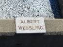 Albert WESSLING;
St Pauls Lutheran Cemetery, Hatton Vale, Laidley Shire