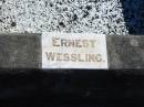 Ernest WESSLING;
St Pauls Lutheran Cemetery, Hatton Vale, Laidley Shire