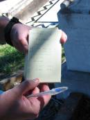 Heinrich G. KLIBBE, born 20 June 1877 died 1? June 1903, police;
Minne, born 1 Oct 1889 died 7 Apr 1892, sister;
St Pauls Lutheran Cemetery, Hatton Vale, Laidley Shire