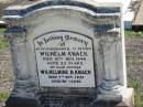 Wilhelm KNACK, died 10 Nov 1946 aged 53 years, husband father;
Wilhelmine B. KNACK, died 7 Oct 1981 aged 85 years;
St Pauls Lutheran Cemetery, Hatton Vale, Laidley Shire
