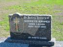 Kenneth KNOPKE, born 1-8-1931 died 14-12-1999;
St Pauls Lutheran Cemetery, Hatton Vale, Laidley Shire