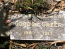 
Gordon GREER,
1901 - 1917;
Helidon General cemetery, Gatton Shire
