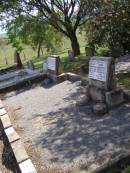 
William BRASSINGTON,
died 13 March 1931 aged 68 years;
Thomas BRASSINGTON,
died 8 Feb 1933 aged 70 years;
natives of Stapeley Nantwich Cheshire England;
Charles BRASSINGTON,
native of Stapeley Nantwich Cheshire England,
died 31 Dec 1939 aged 72 years;
Helidon General cemetery, Gatton Shire
