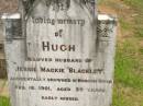 Hugh,
husband of Jessie Mackie BLACKLEY,
accidentally drowned in Burrum River
18 Feb 1901 aged 39 years;
Howard cemetery, City of Hervey Bay