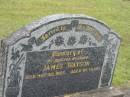 James WATSON,
husband,
died 30 May 1955 aged 65 years;
Howard cemetery, City of Hervey Bay