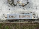 Emily BIERTON;
Howard cemetery, City of Hervey Bay