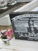 Elizabeth I. KEENE,
wife mother,
died 21 Aug 1967 aged 63 years;
Christopher KEENE,
husband father,
died 1 June 1963 aged 75 years;
Howard cemetery, City of Hervey Bay