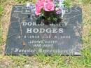Doris Mary HODGES,
2-3-1915 - 15-6-2004,
sister aunt;
Howard cemetery, City of Hervey Bay