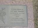 Ivy May WHITBY,
died 13 Jan 1985 aged 74 years,
wife of Charles,
mother of Meryl, Aileen, Delveen, Trevor & Gordon;
Howard cemetery, City of Hervey Bay