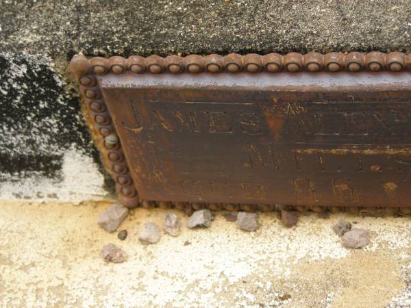 James Alexander MILLS,  | aged 86 years;  | Howard cemetery, City of Hervey Bay  | 