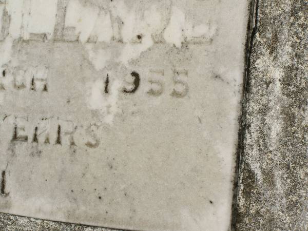 James POLLARD,  | died 17 March 1955 aged 77 years;  | Howard cemetery, City of Hervey Bay  | 