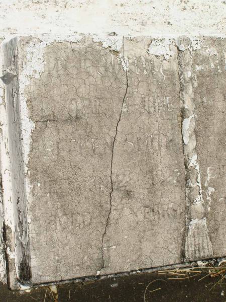 Elizabeth? Jane Breckon? SMITH,  | died 28 Jan 1922 aged 67? (57?) years;  | Howard cemetery, City of Hervey Bay  | 