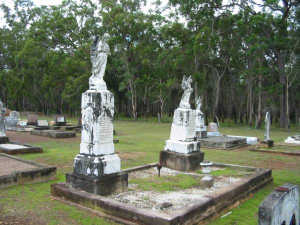 Jessie,  | wife of William J. WILSON,  | died 5 Dec 1920 aged 24 years;  | Janet,  | wife of James WILSON,  | mother of W.J., E.A. & C.J. WILSON,  | died 25 March 1926 aged 52 years;  | James WILSON,  | died 9 June 1928 aged 57 years;  | Howard cemetery, City of Hervey Bay  | 