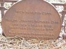 Auguste Dorothe Friedricka GIESS
geb 10 Aug 1885
gest 24 Feb 1887
Pauline Johanne Mathilda GUSE
geb: 4 Maerz (Mar) 1880,
gest: 28 Januar 1897
Hoya Lutheran Cemetery, Boonah Shire