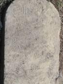 our beloved daughter
Eliza Hermina M
Hoya Lutheran Cemetery, Boonah Shire