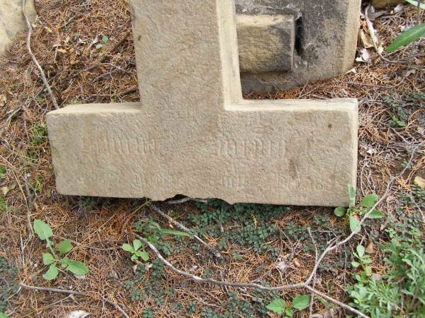 Dennin ?ornig  |           1883  | Hoya Lutheran Cemetery, Boonah Shire  |   | 