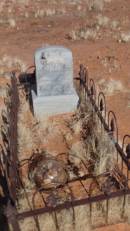 
George Adam GEIGER
who strayed away on July 1 1898 and died from exposure aged 2 years and 4 months

JC pub ruins, Canterbury, Barcoo Shire, QLD
Copyright: Nicholas Fletcher, 2017

