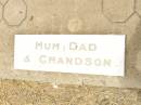 
parents;
David DONALD,
dad,
died 3 Oct 1946 aged 73 years;
Selina DONALD,
mum,
died 3 Jan 1928 aged 45 years;
Ronald KEEHN,
son grandson;
Jandowae Cemetery, Wambo Shire
