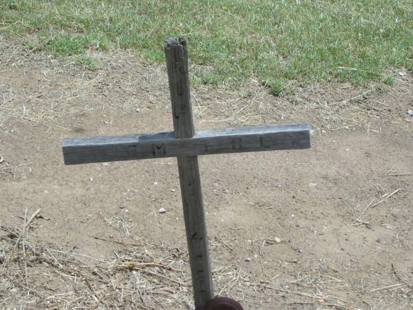 G.? M. EALY,  | died 14-7-87?;  | Jandowae Cemetery, Wambo Shire  | 