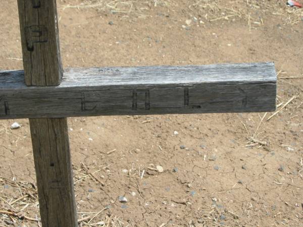 G.? M. EALY,  | died 14-7-87?;  | Jandowae Cemetery, Wambo Shire  | 