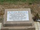 
Charlotte Elsie GERSEKOWSKI,
mother mother-in-law grandmother,
died 31 Aug 1994 aged 84 years 4 months;
Jandowae Cemetery, Wambo Shire

