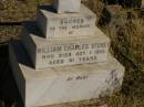 William Charles STOREY,
died 1 Oct 1910 aged 61 years;
Jondaryan cemetery, Jondaryan Shire