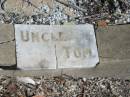 Thomas DALY,
died Mt Irving 8 Sept 1918 aged 82 years,
erected by wife Jane DALY;
Patrick MCLOUGHAN,
brother,
died Mt Irving 18? March 1922? aged 68 years,
erected by sister Jane DALY;
Jane,
wife,
died 2 Dec 1930 aged 73 years,
erected by M.J. EGAN, nieces & nephews;
Jondaryan cemetery, Jondaryan Shire