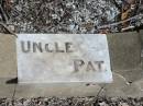 Thomas DALY,
died Mt Irving 8 Sept 1918 aged 82 years,
erected by wife Jane DALY;
Patrick MCLOUGHAN,
brother,
died Mt Irving 18? March 1922? aged 68 years,
erected by sister Jane DALY;
Jane,
wife,
died 2 Dec 1930 aged 73 years,
erected by M.J. EGAN, nieces & nephews;
Jondaryan cemetery, Jondaryan Shire