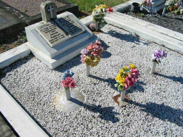 Johann KANGLER,  | father father-in-law grandfather baba,  | born 14 Feb 1911 died 5 Sept 1991;  | Maria KANGLER,  | wife mother mother-in-law grandmother,  | born 10 Nov 1912 died 26 Oct 1975;  | Kalbar General Cemetery, Boonah Shire  | 